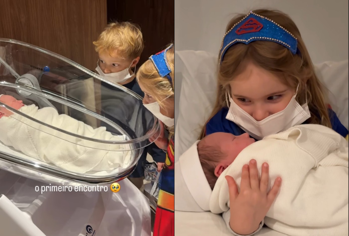Isa Scherer mostra primeiro encontro dos filhos gêmeos com o caçula; veja os vídeos - QTU Questões do Universo