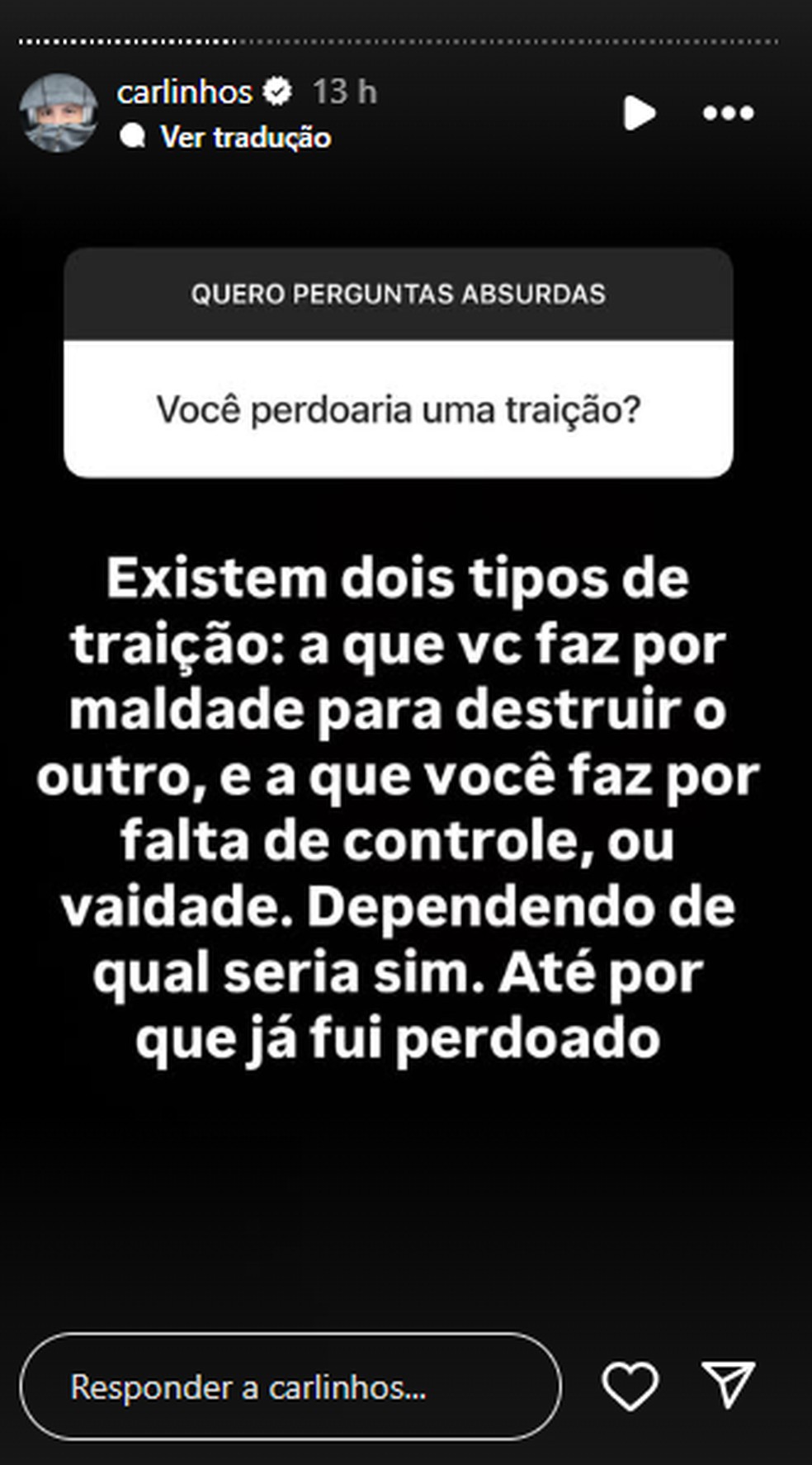 Post de Carlinhos Maia — Foto: Reprodução/Instagram