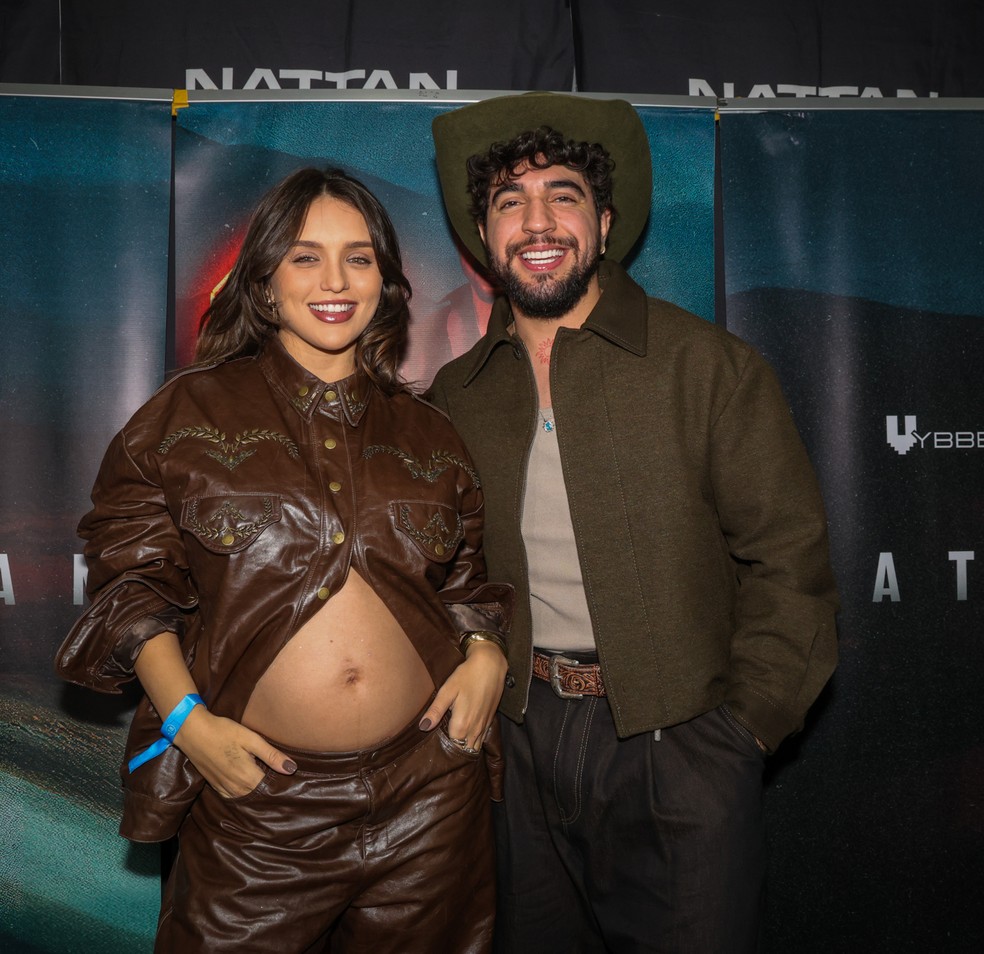 Rafa Kalimann e Nattan — Foto: Tomzé Fonseca/Agnews