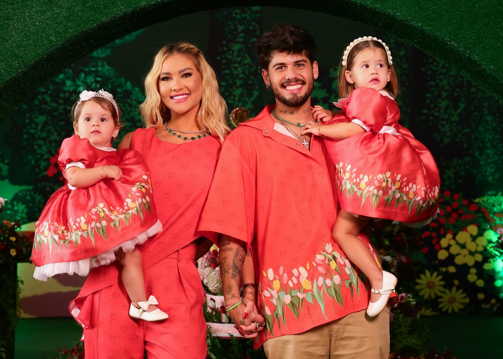 Virginia Fonseca e Zé Felipe fazem festão de um ano para Maria Flor