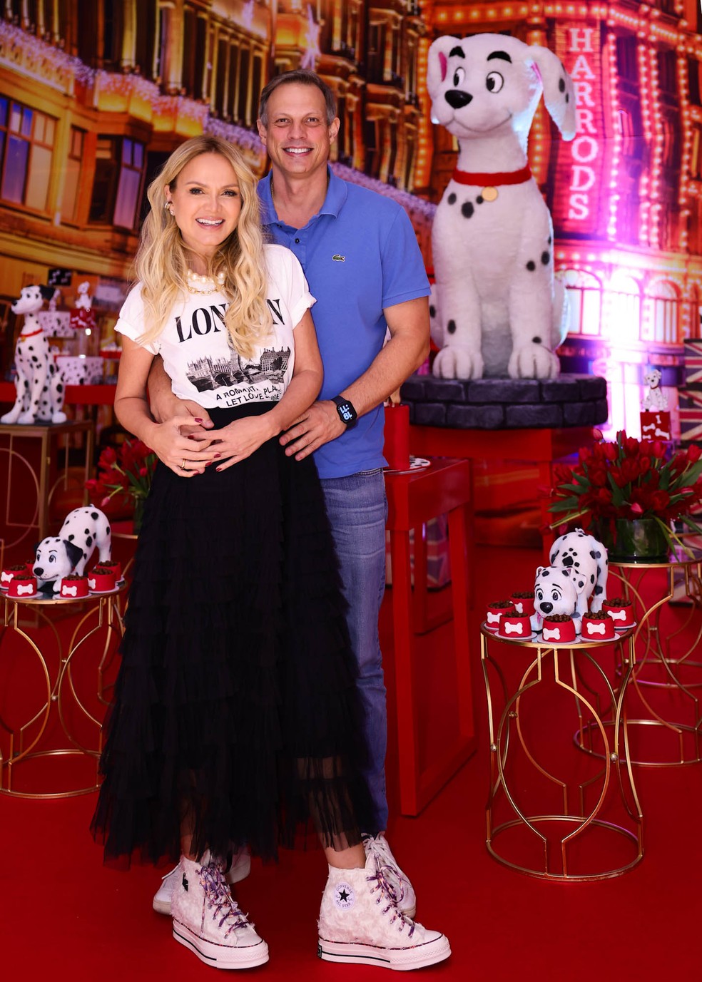 Filha de Eliana rouba a cena com performance de Cruella em aniversário
