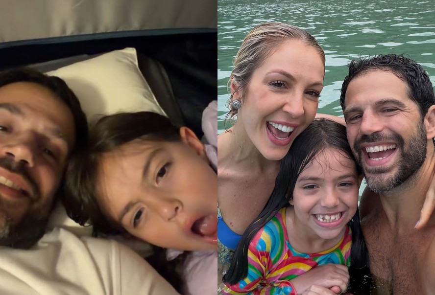 Duda Nagle acampa com Zoe no Dia das Crianças