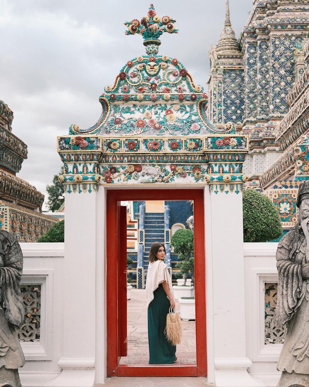 Jade Picon na Tailândia   — Foto:  Reprodução/Instagram