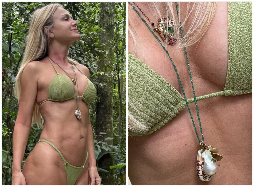 Eliana exibe abdômen trincado em férias na natureza — Foto: Reprodução/Instagram