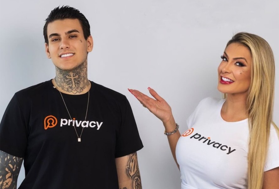 Arthur Urach e Andressa Urach