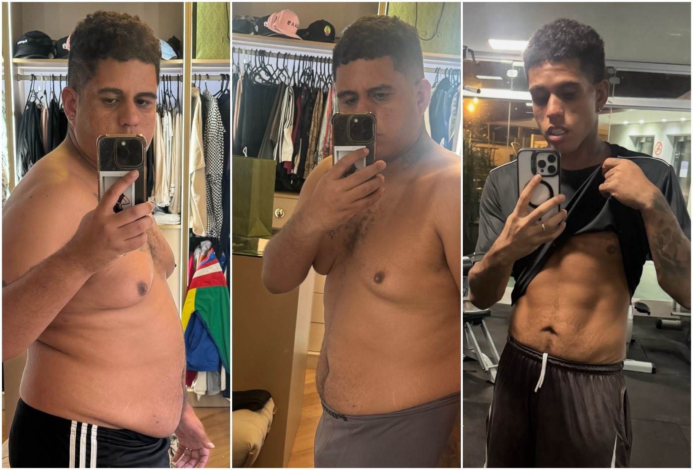 Filho de Rodriguinho, Gaab faz 28 anos e relembra perda de peso: 'Dia de comemorar' - Foto