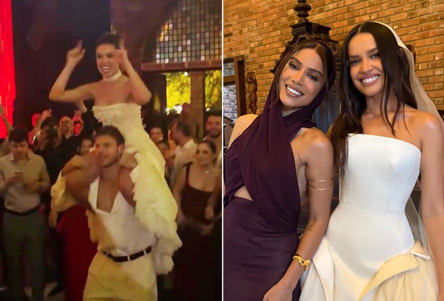 Festa de casamento de Juliete e Kaique Cerveny após segunda cerimônia