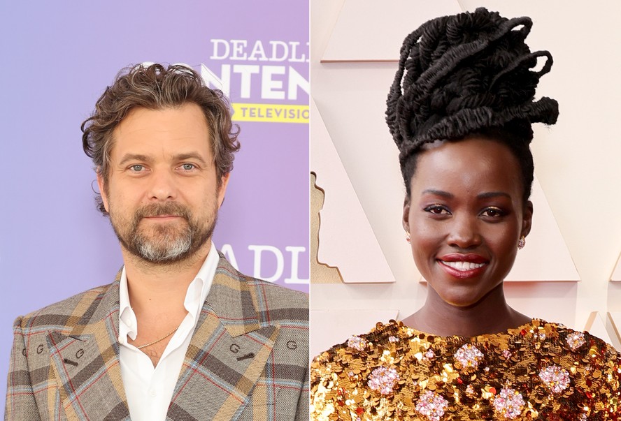 Lupita Nyong'o e Joshua Jackson trocam carinhos em praia do México