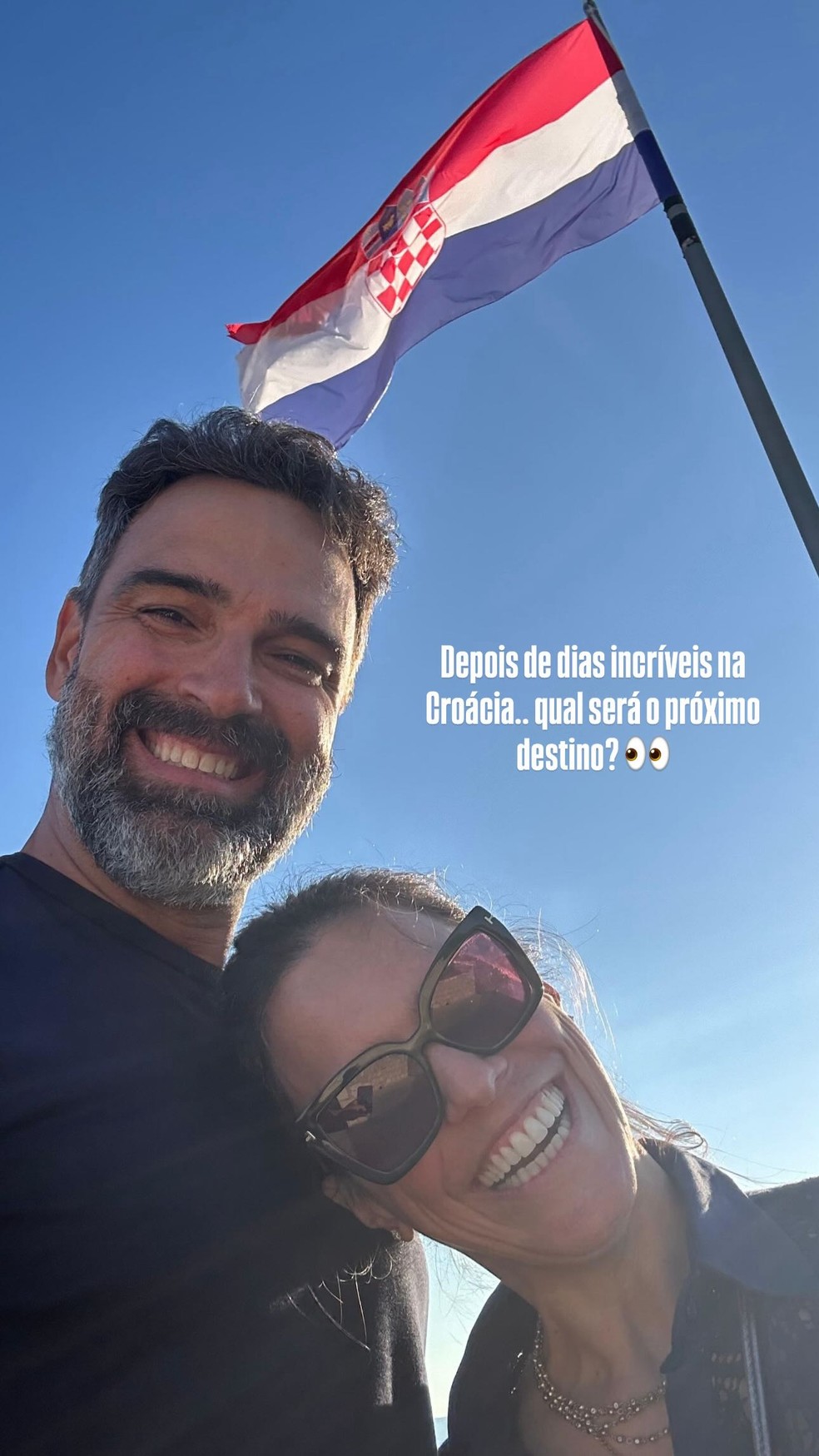 Tadeu Schmidt surge quase irreconhecível durante férias na Europa — Foto: Reprodução/Instagram
