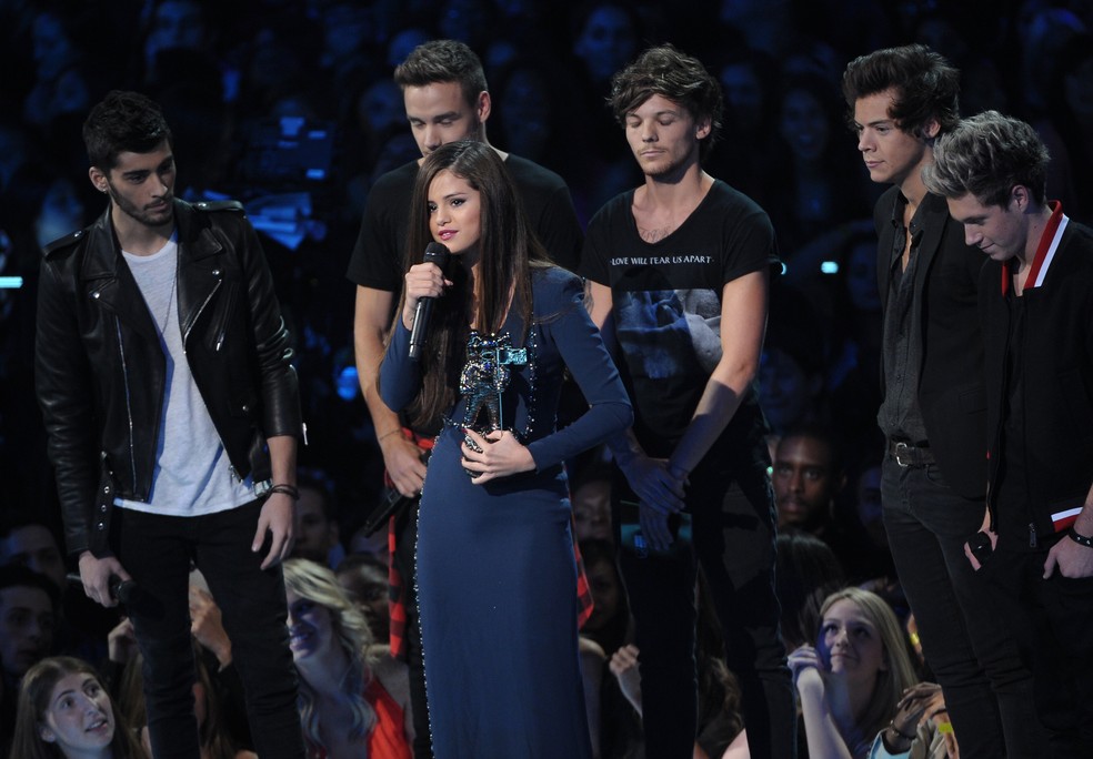 Selena Gomez e Zayn Malikn teriam se envolvido no passado, na época em que ele cantava na banda One Direction — Foto: Getty Images