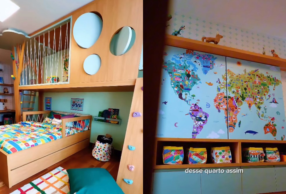 Quarto de Zyan, filho de Giovanna Ewbank e Bruno Gagliasso — Foto: Reprodução/Instagram