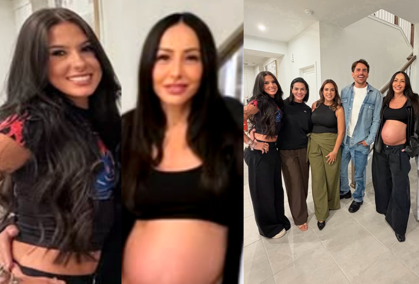Sabrina Sato exibe barrigão ao lado de Ana Castela em encontro durante viagem a Orlando