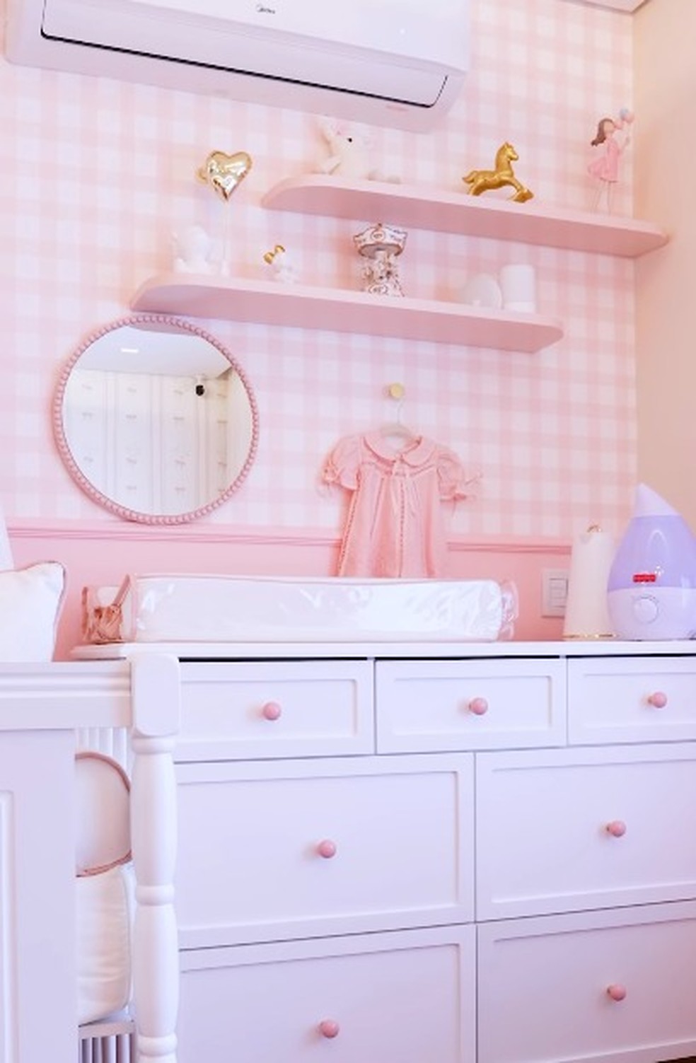 Quarto de Isabela, filha de Mari Fernandez e Júlia Ribeiro — Foto: Reprodução/Instagram