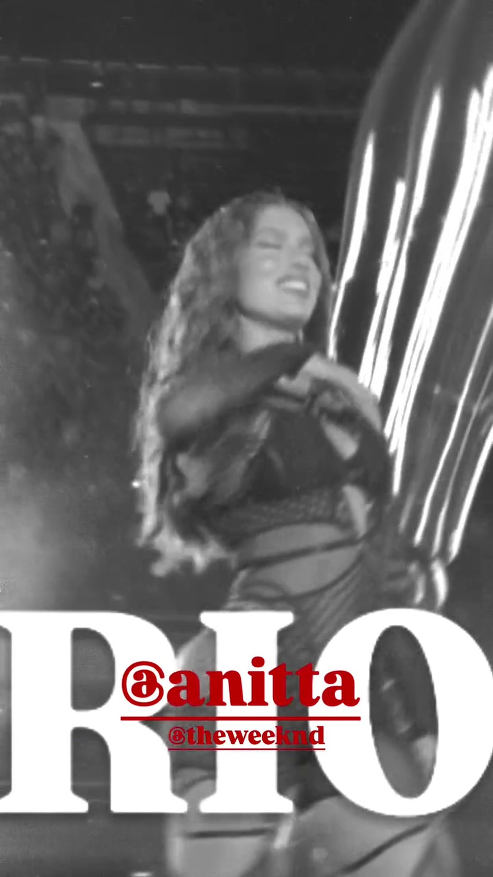 Anitta e The Weeknd anunciam parceria com a música 'Rio' durante show ...