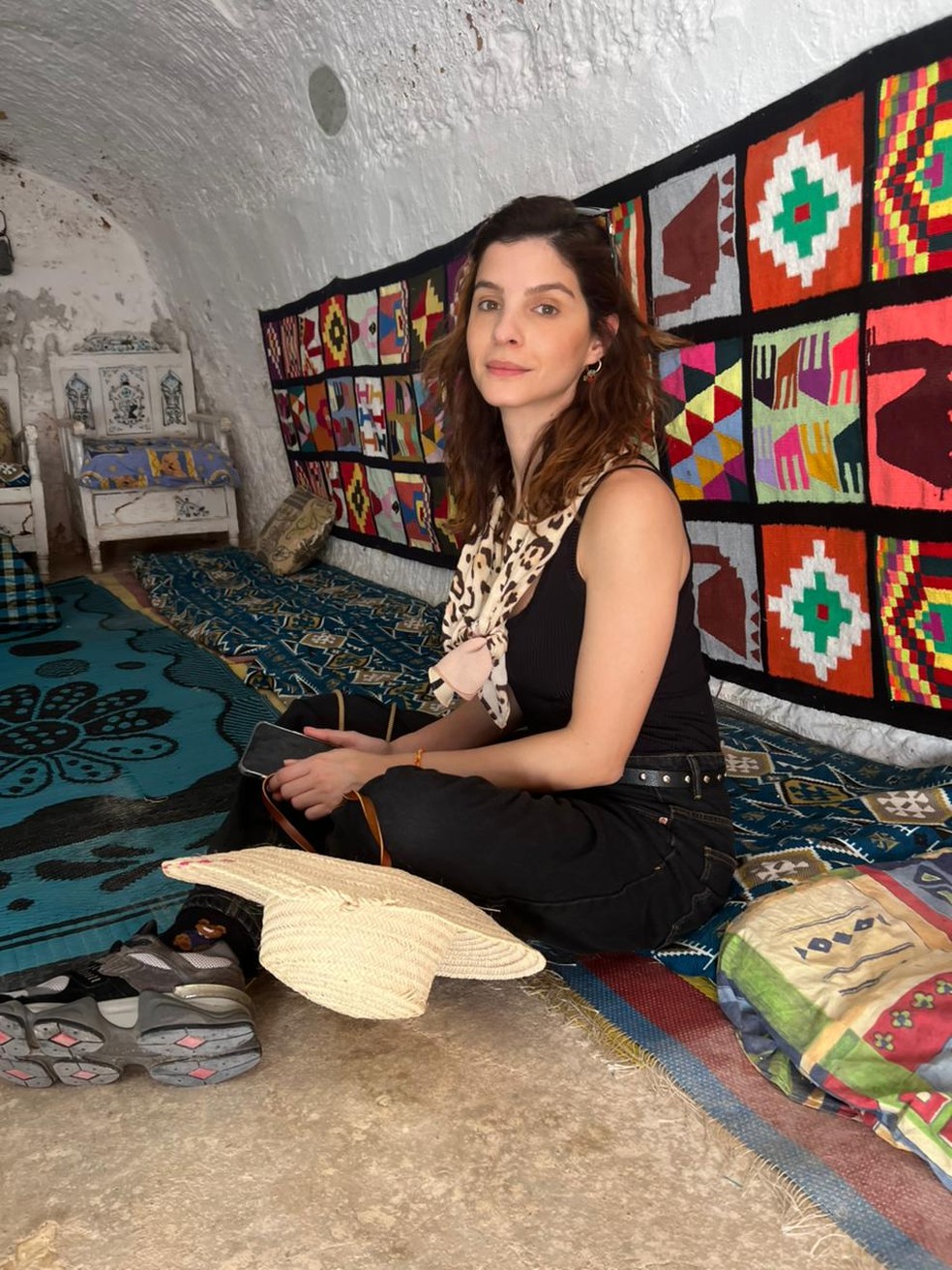 Giselle Batista na Tunísia — Foto: Acervo pessoal