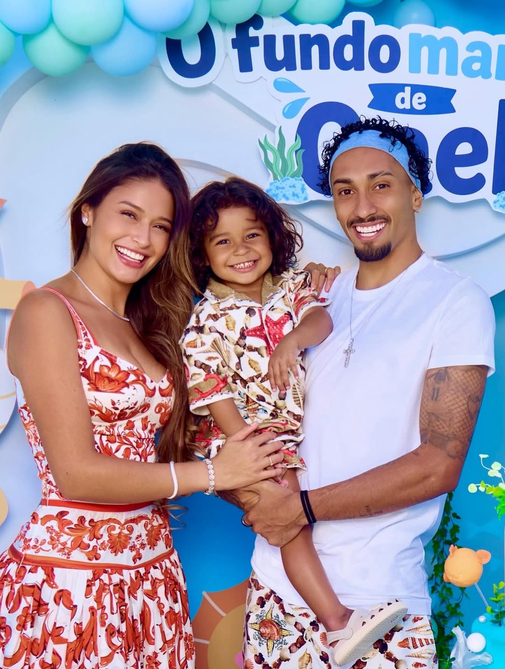 Raphinha, da Seleção, celebra 3 anos do filho com festão; veja tema