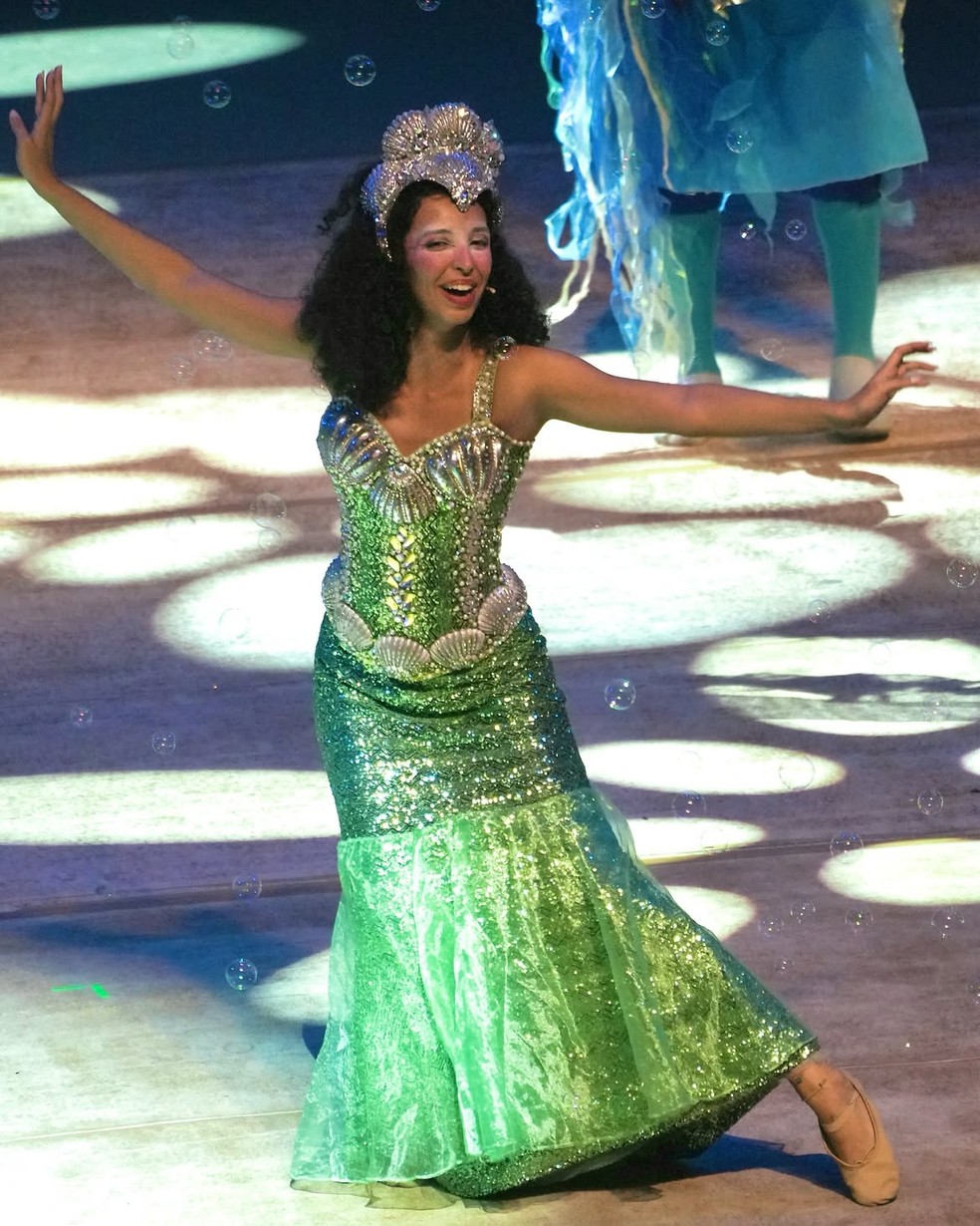 Agnes Brichta interpreta Ariel, a Pequena Sereia, em 'Sonho Encantado de Cordel' — Foto: Waype Films