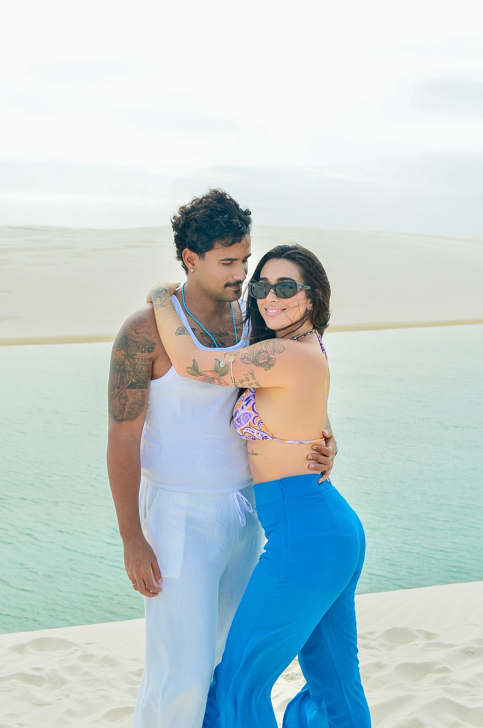 Lucas Pizane e Giovana — Foto: Will Dias / Brazil News