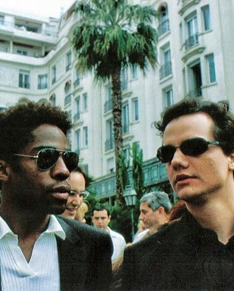 Antes e depois de Lázaro Ramos e Wagner Moura chama atenção nas redes — Foto: Reprodução/Instagram