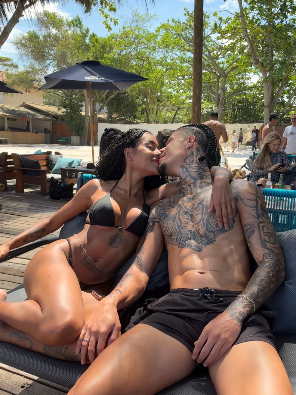 Giovanna Jacobina e Breno Fagundes — Foto: Reprodução/Instagram