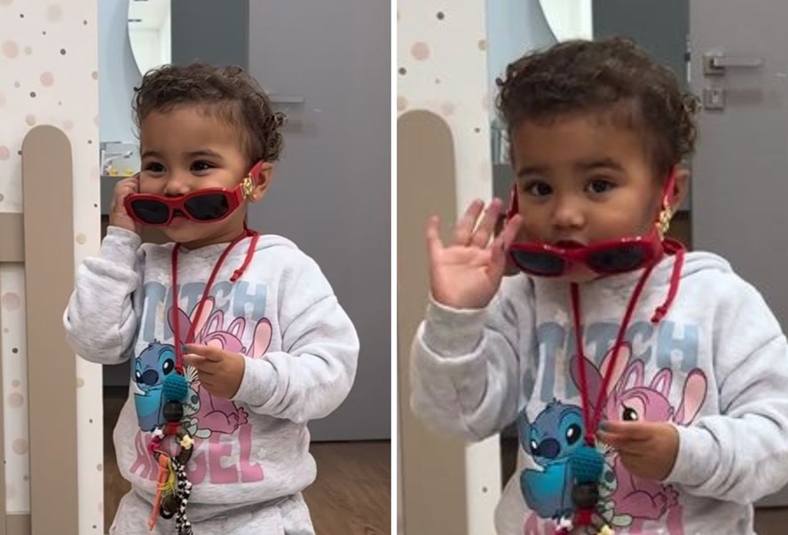 Mavie, filha de Neymar e Bruna Biancardi, encanta com momento fofura em  'fashion show'