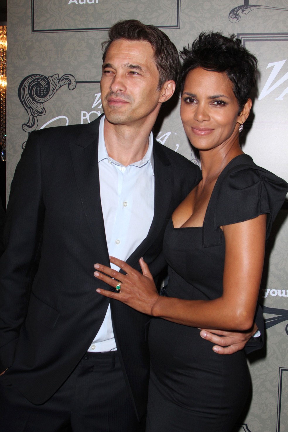 Halle Berry e o ex, Olivier Martinez, em 2012 — Foto: The Grosby Group