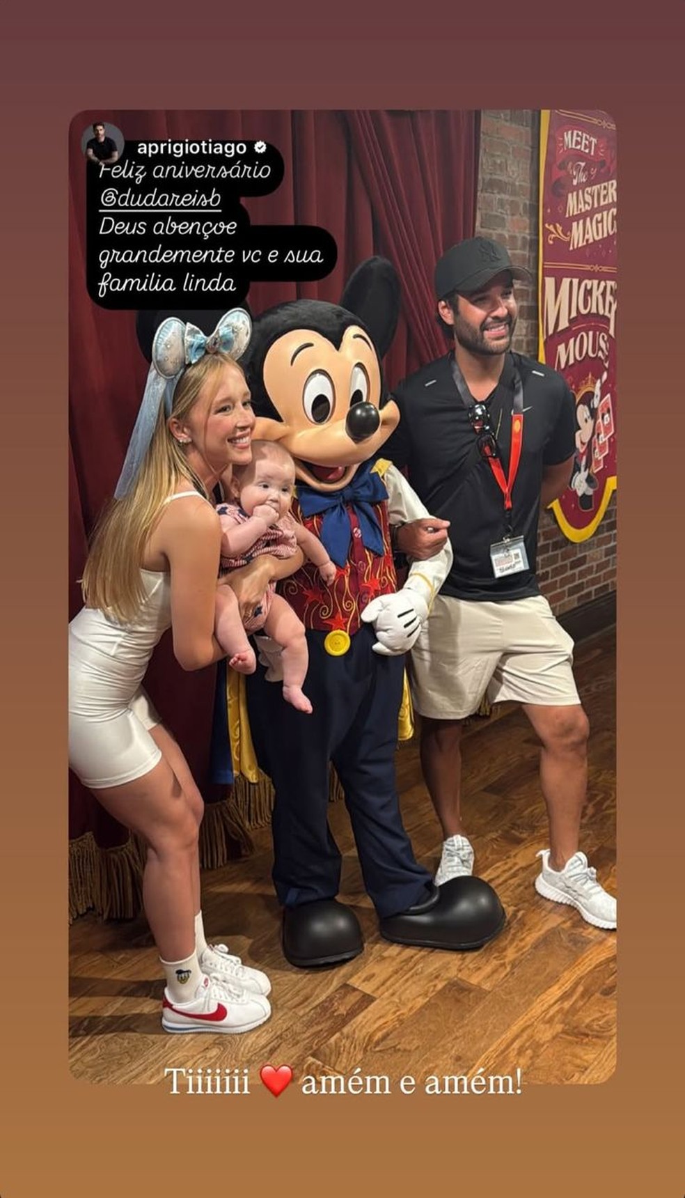 Duda Reis comemora aniversário na Disney — Foto: Reprodução | Instagram
