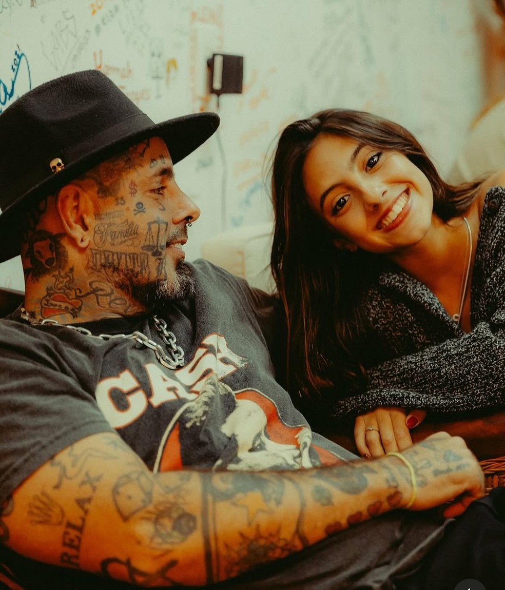 Tico Santta Cruz com a filha — Foto: Reprodução/Instagram