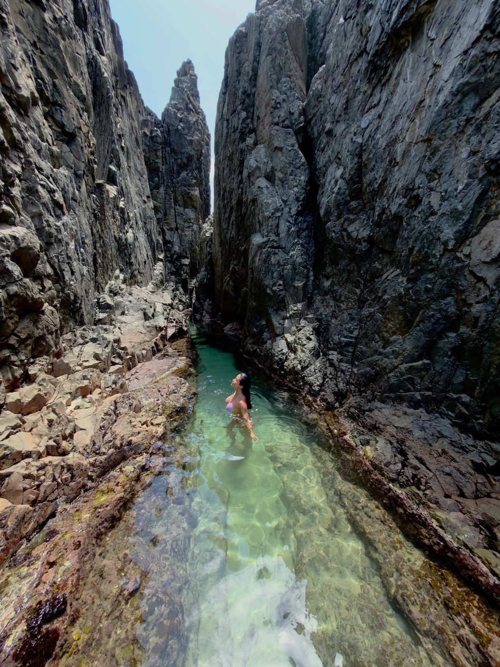 Eva Pacheco em Fernando de Noronha — Foto: Reprodução/Instagram