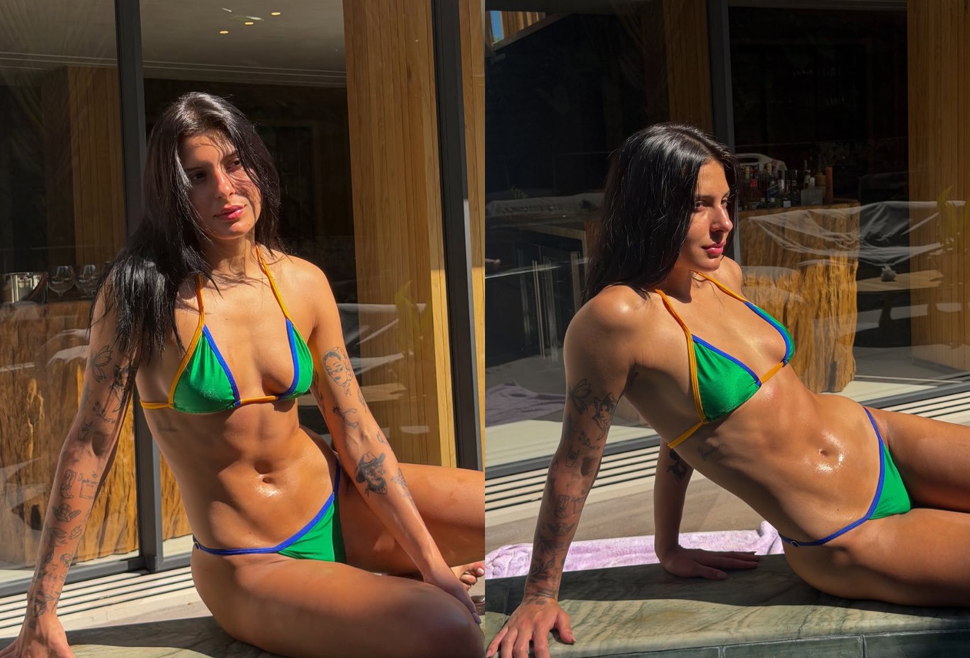 De bíquini brazilcore, Ana Castela exibe shape definido e rasga elogios da web: 