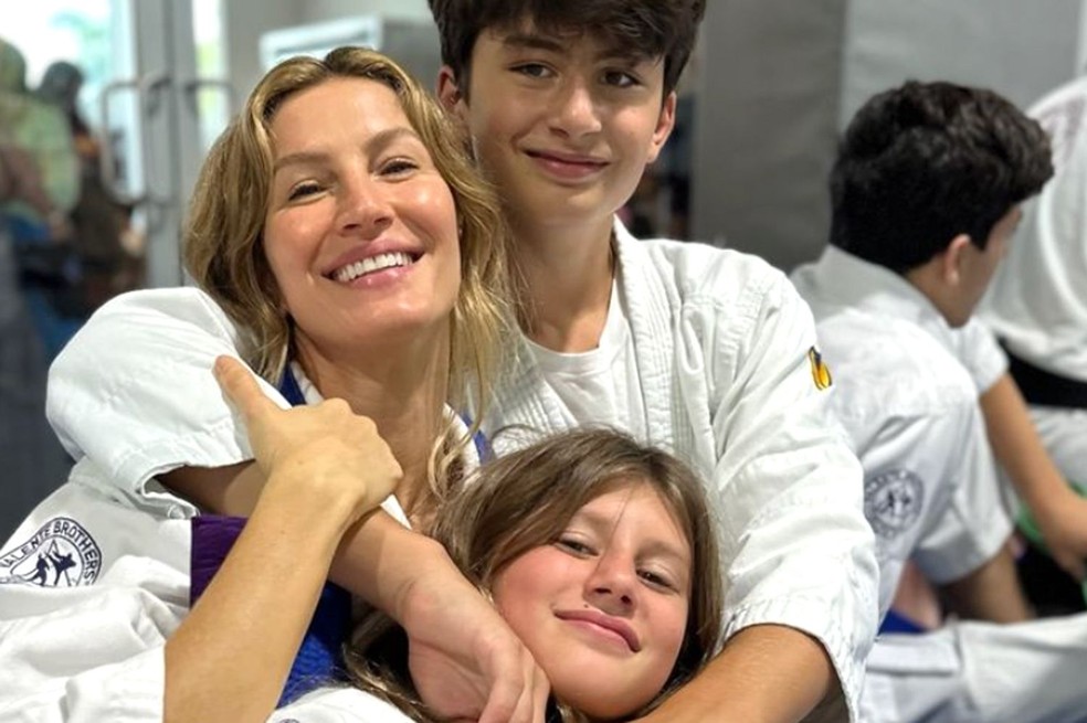 Gisele Bündchen é mãe de Benjamin e Vivian Lake — Foto: Reprodução/Instagram