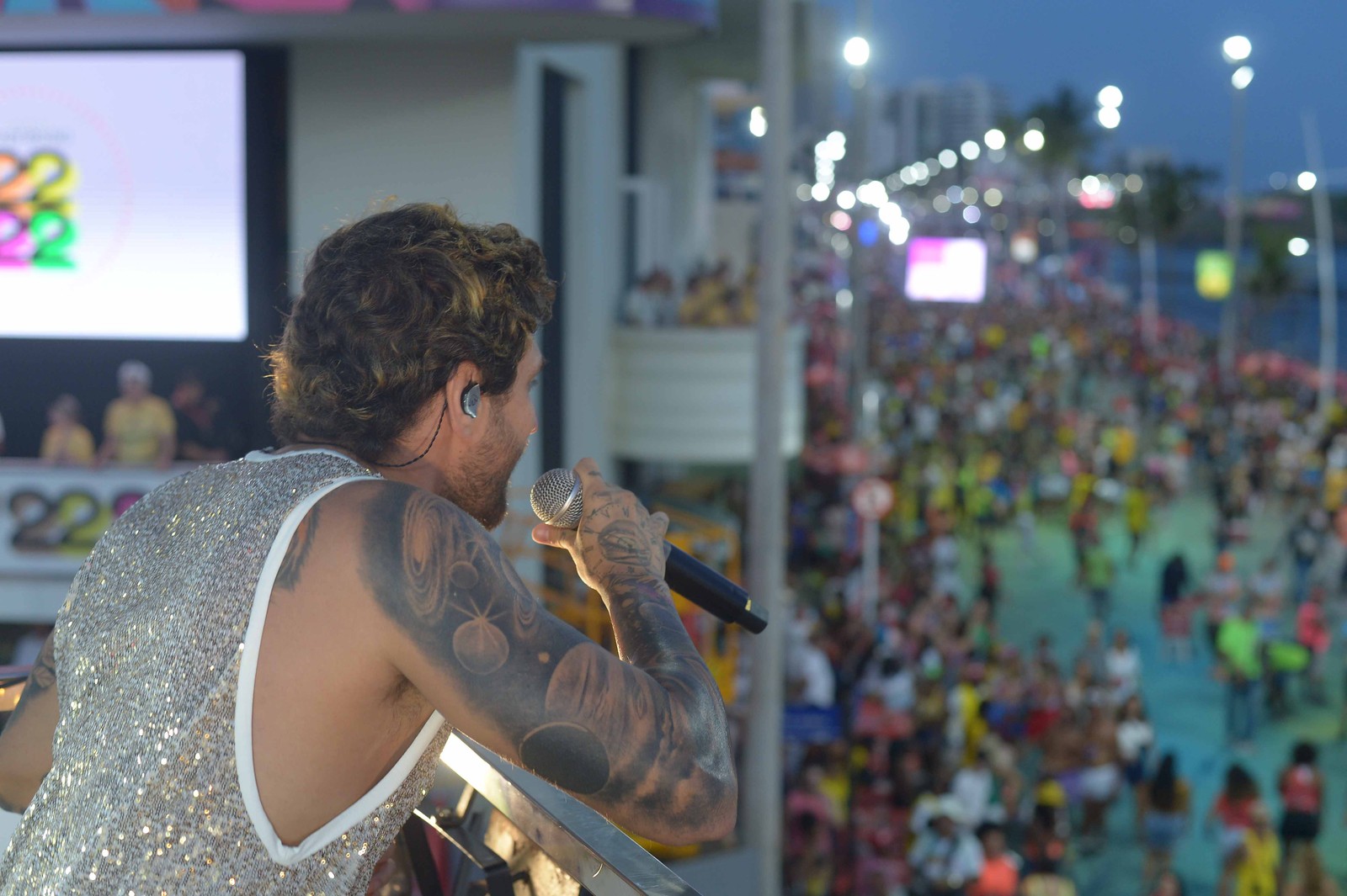 Jamil no Carnaval de Salvador — Foto: André Müzell /AgNews