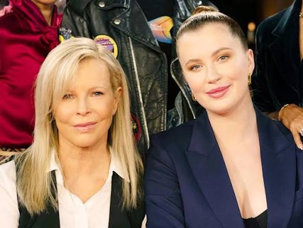 Kim Basinger e a filha, Ireland Baldwin — Foto: Reprodução/Instagram