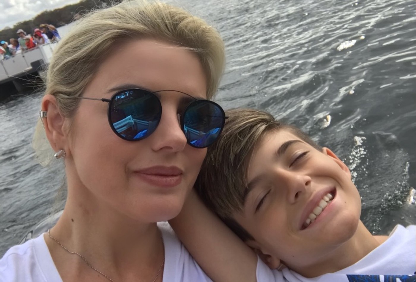Mari Alexandre posta foto rara de Záion, seu filho com Fábio Jr: 'Meu menino cresceu'