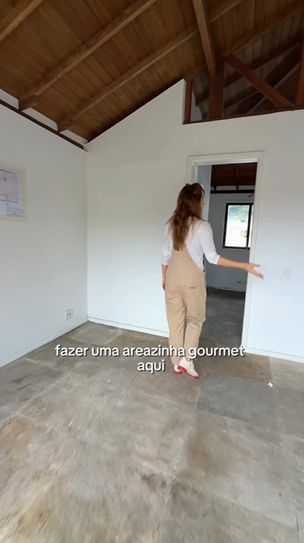 Letícia Spiller começou obras em nova casa — Foto: Reprodução/Instagram