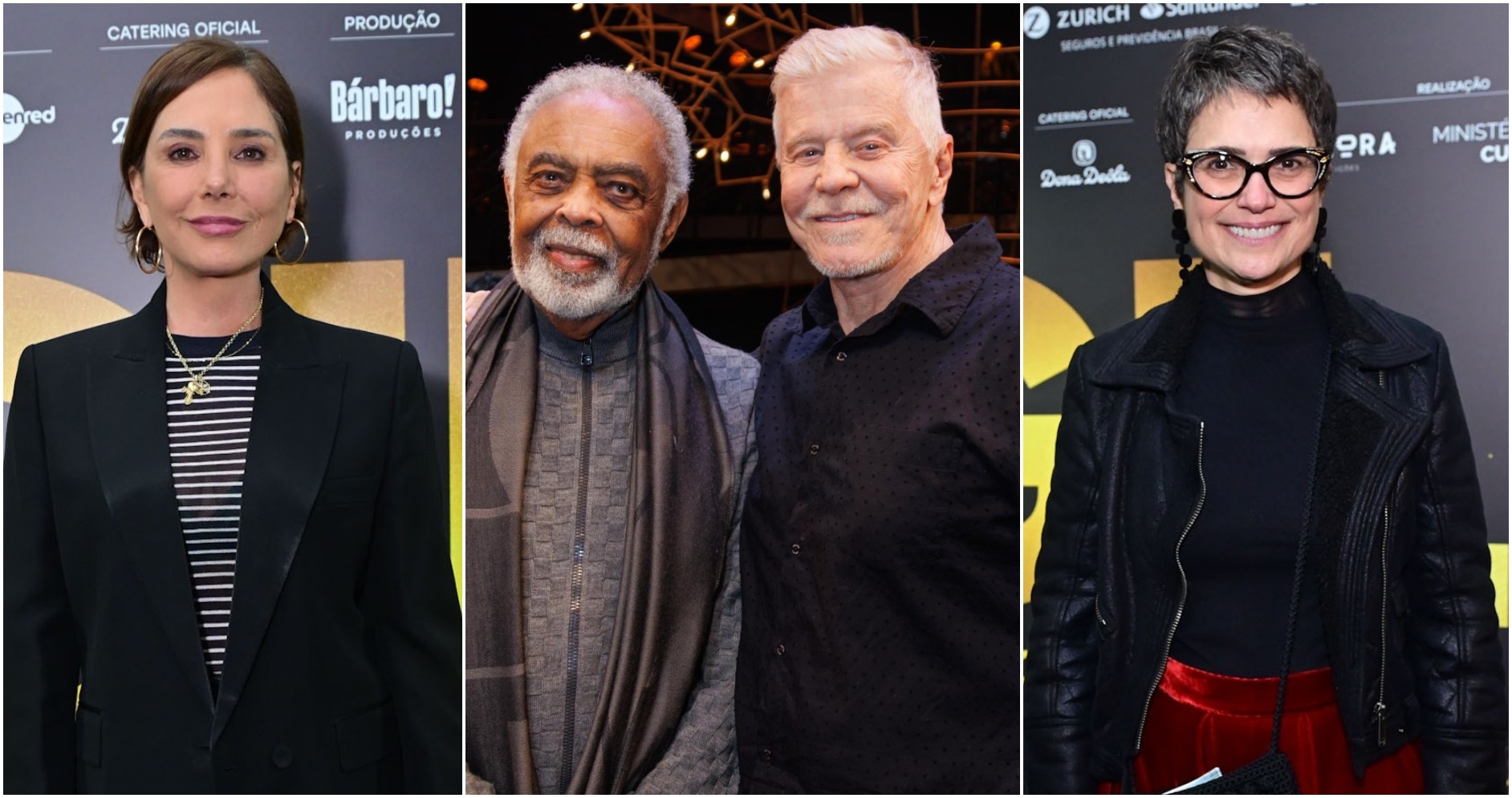 Famosos prestigiam musical de Gilberto Gil em São Paulo; fotos - QTU Questões do Universo