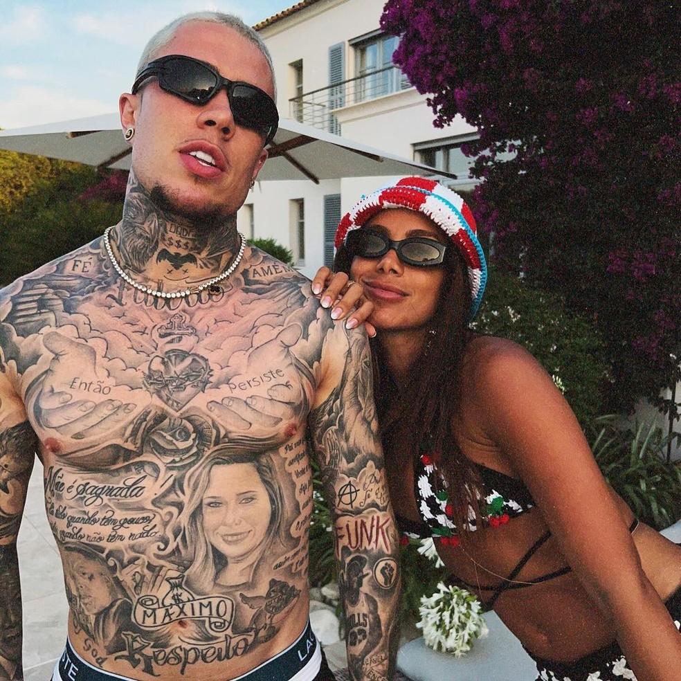 MC Daniel e Anitta — Foto: Reprodução/Instagram