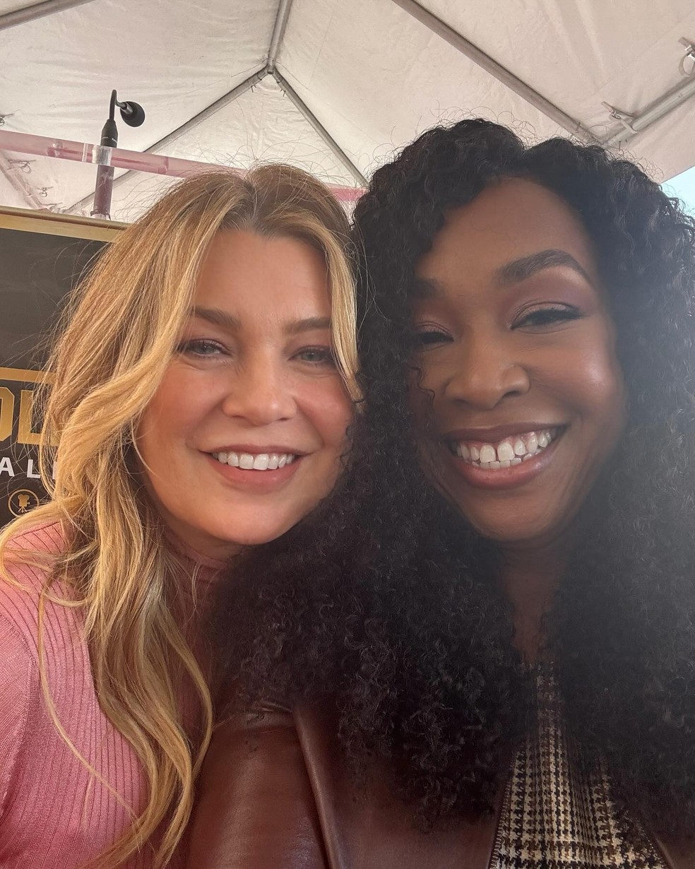 Ellen Pompeo e Shonda Rhimes — Foto: Reprodução | Instagram