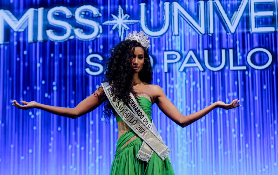 Mila Vieira, representante de So Bernardo do Campo  eleita a Miss So Paulo