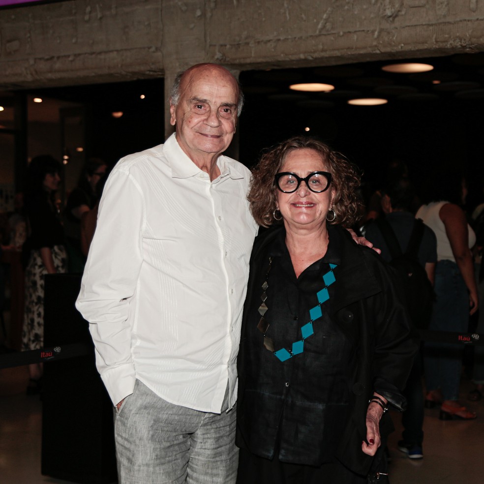 Drauzio Varella e Regina Braga — Foto: Van Campos/AgNews