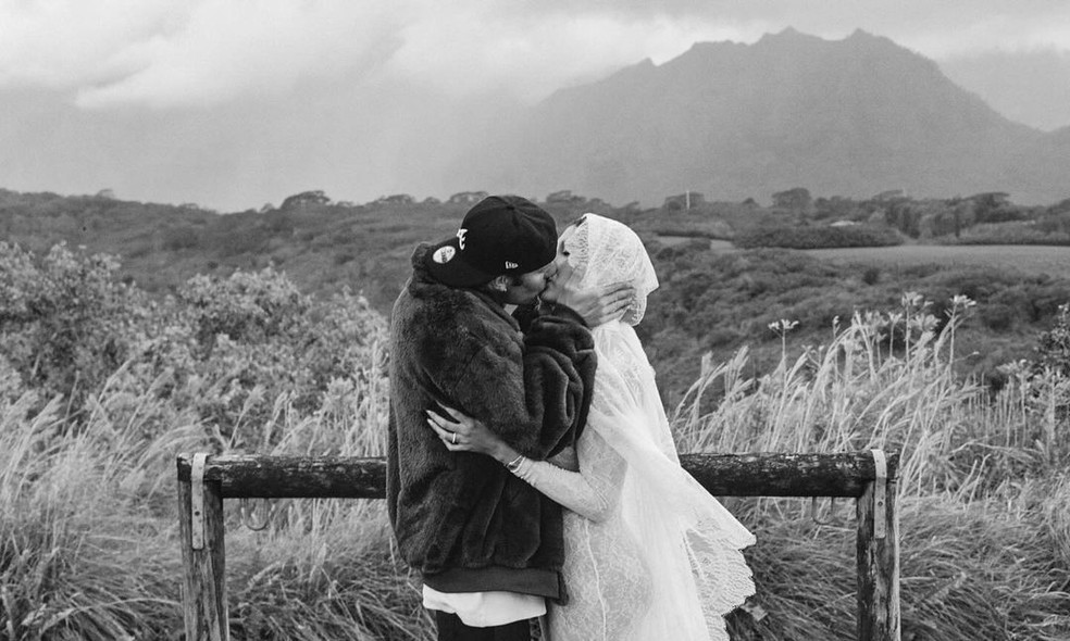 Justin Bieber e Hailey Bieber anunciam gravidez — Foto: Reprodução/Instagram