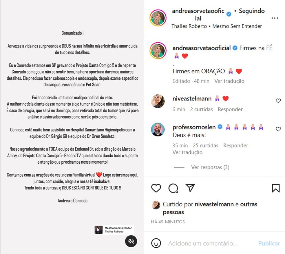 Conrado é diagnosticado com tumor maligno no reto e terá de passar por  cirurgia