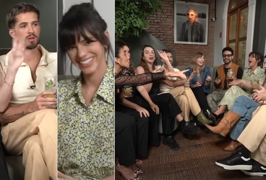 Bruna Marquezine gargalha ao falar de quando ficou com João Guilherme pela primeira vez