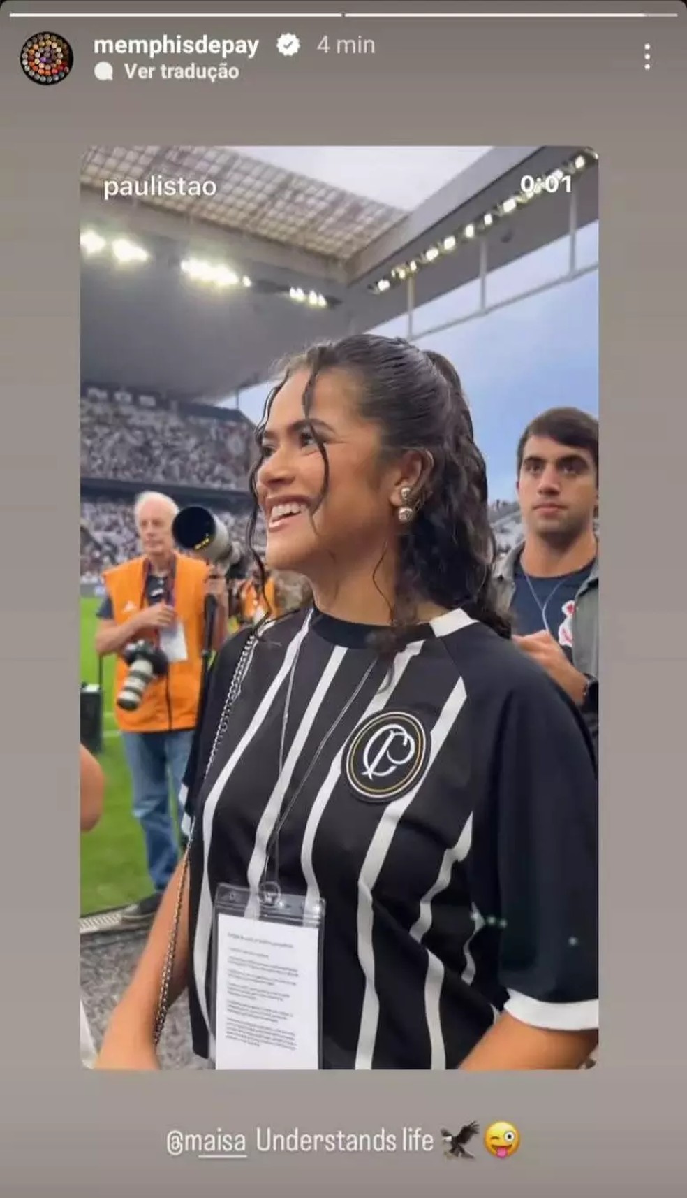 Post de Memphis Depay — Foto: Reprodução/Instagram