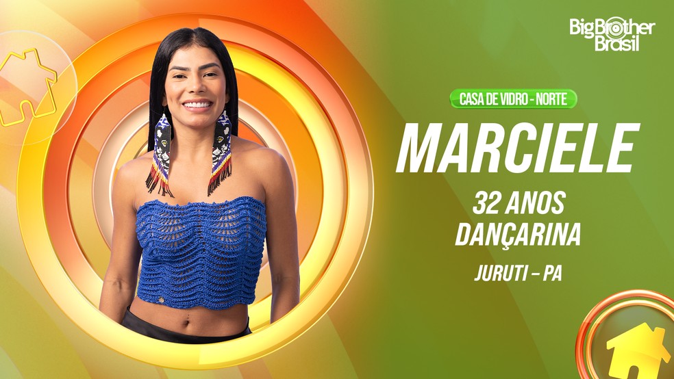 BBB 26: Marciele, da Casa de Vidro do Norte — Foto: Globo