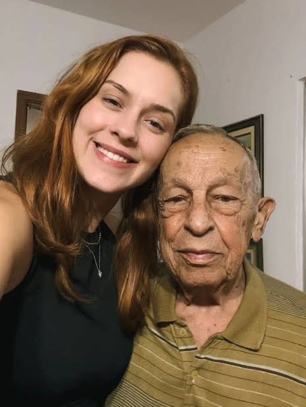 Sophia Abrahão e o avô Geraldo — Foto: Reprodução/Instagram