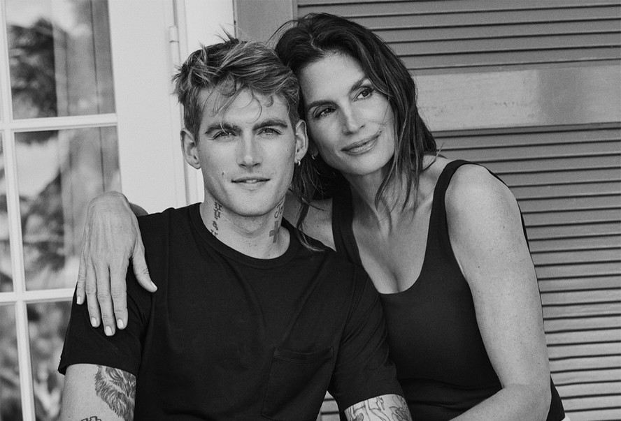 Cindy Crawford e o filho, Presley Gerber