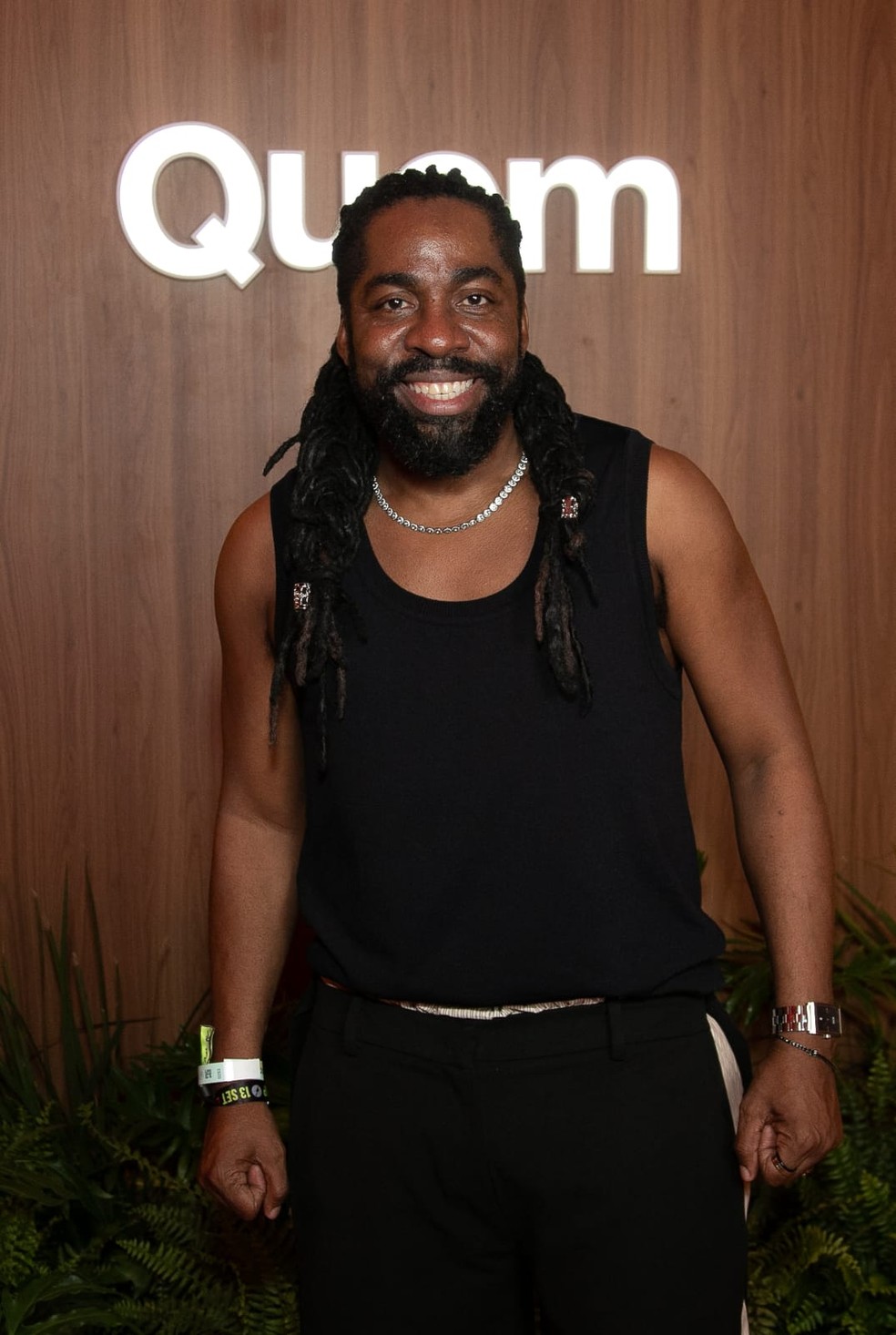 Lázaro Ramos no Rock in Rio — Foto: Thiago Mattos/Quem