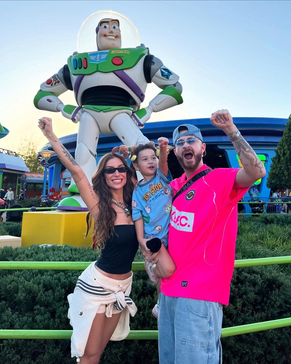 Bianca, Cris e Fred em Orlando &mdash; Foto: Reprodu&ccedil;&atilde;o/Instagram