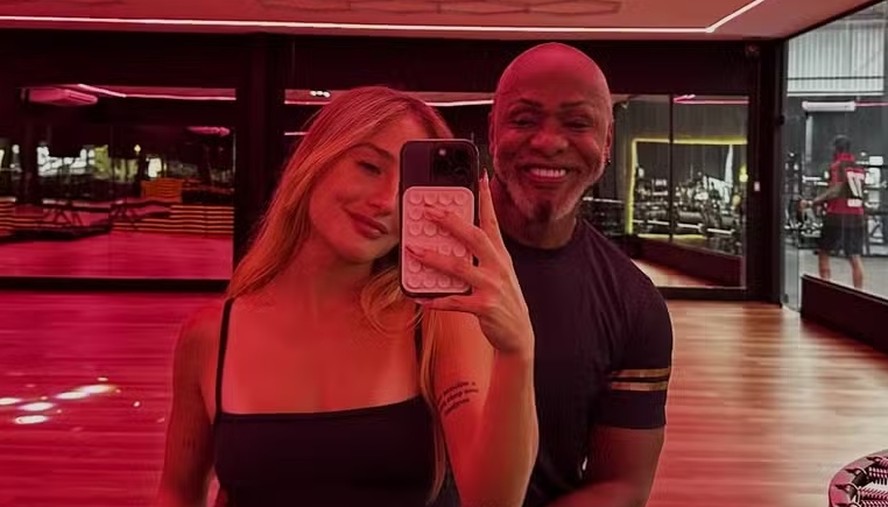 Bruna Griphao e Carlinhos Salgueiro
